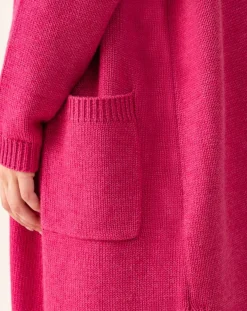 Gilet en Laine mélangée Amira pivoine