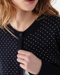 Gilet en Laine mélangée Tidal marine/argenté