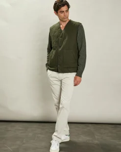 Gilet en Laine mélangée Vince armée