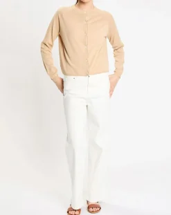 Gilet en Lin & Coton Rouga beige