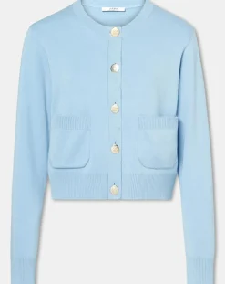 Gilet Gwendoline bleu ciel