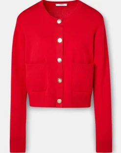 Gilet Gwendoline rouge