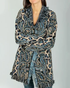 Gilet Long Store indigo