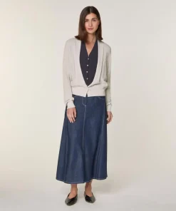 Gilet Marianne en Laine 2 En 1 blanc