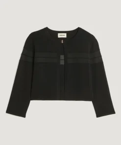 Gilet Noor col rond noir