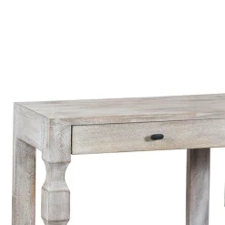 Grande console bois hampton marron - 147x41x76 cm