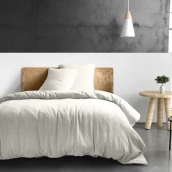 Housse de couette 100% Gaze de coton blanche