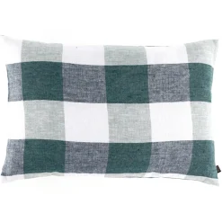 Housse de coussin 100% Lin Palma céladon - 40x60 cm
