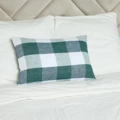 Housse de coussin 100% Lin Palma céladon - 40x60 cm