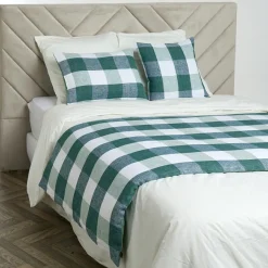 Housse de coussin 100% Lin Palma céladon - 40x60 cm