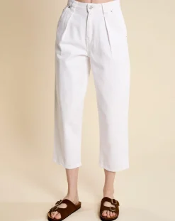 Jean 100% Coton Bio Pram blanc