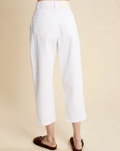 Jean 100% Coton Bio Pram blanc