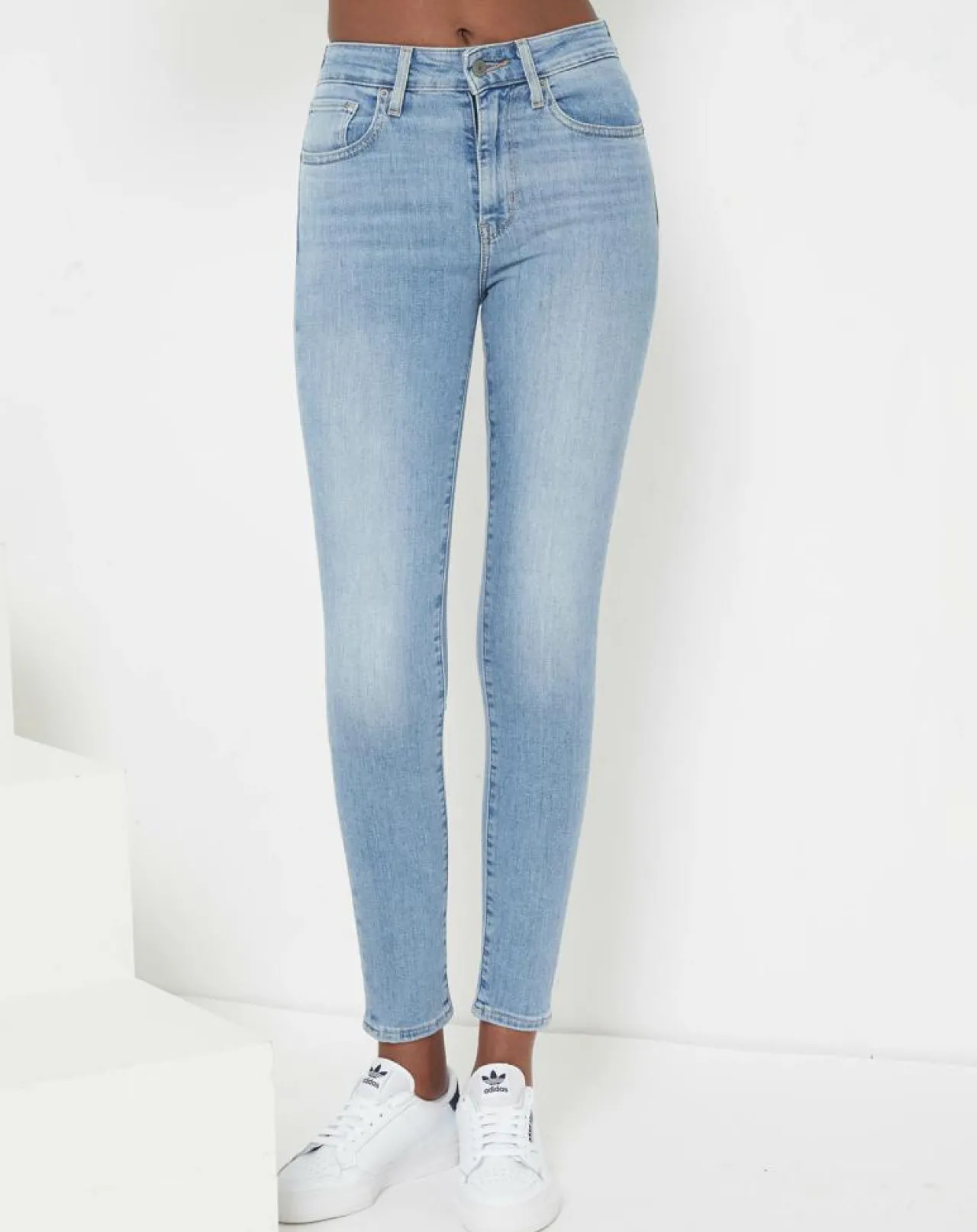 Jean 721 Hi Rise Skinny bleu