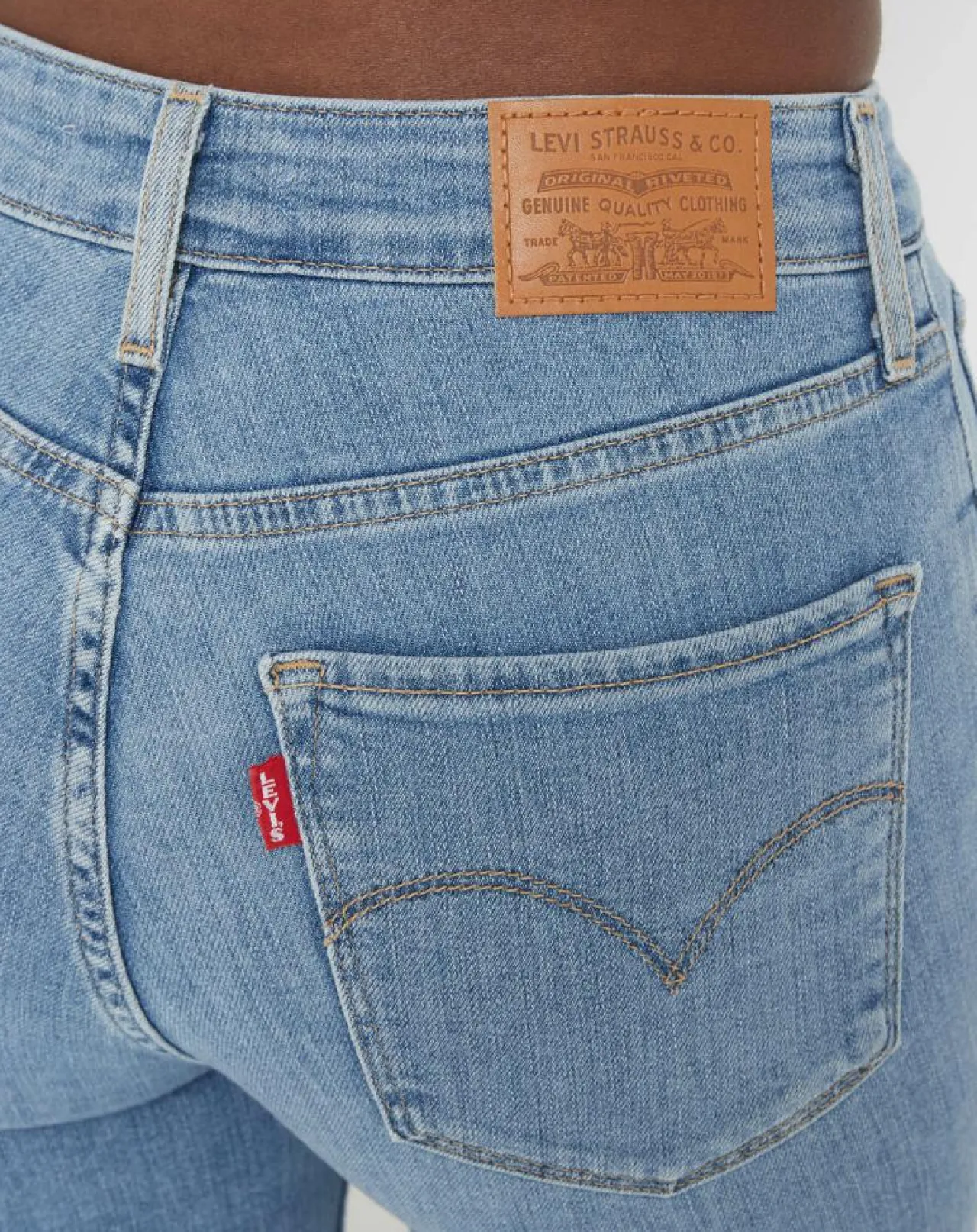 Jean 721 Hi Rise Skinny bleu