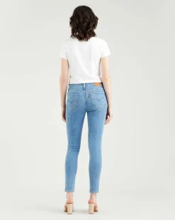 Jean 721 High Rise Skinny bleu moyen
