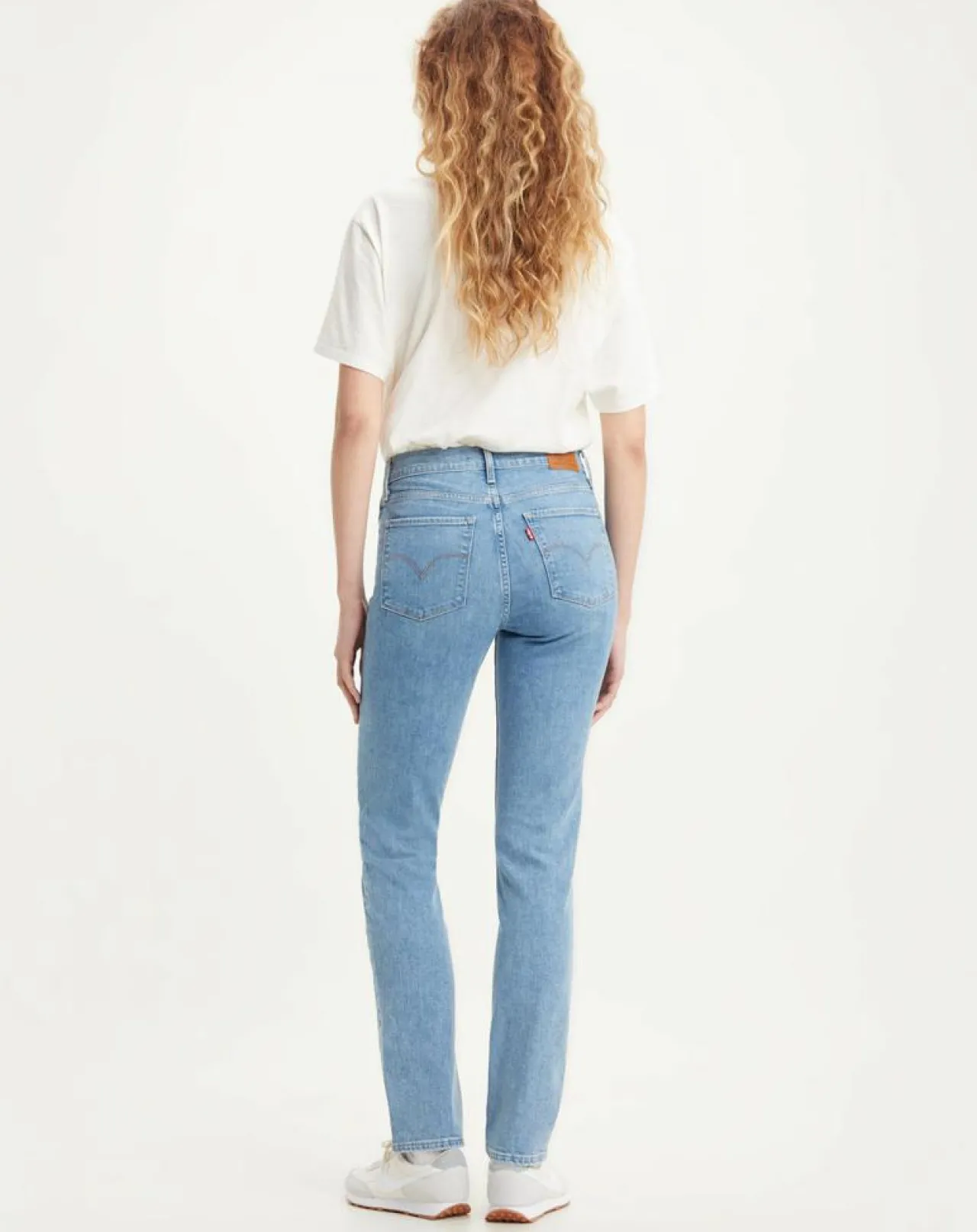 Jean 724 High Rise Slim taille haute bleu