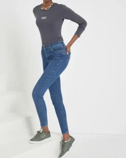 Jean 720 High Super Skinny bleu