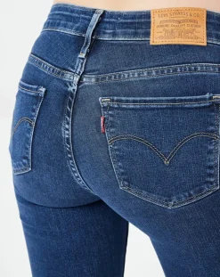 Jean 712 Slim Read Btwn The Lines bleu
