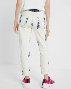 Jean Bleach blanc/bleu