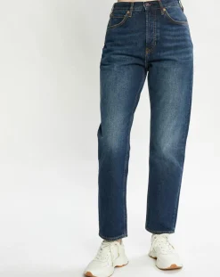 Jean Boyfriend 100% Coton Bio bleu moyen
