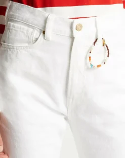 Jean boyfriend blanc