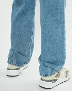 Jean droit 100% Coton Bio Heddal Baggy Style bleu