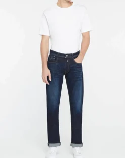 Jean droit 100% Coton Bio Pure Denim Rocco bleu foncé