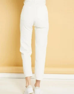 Jean droit Natural Marta écru