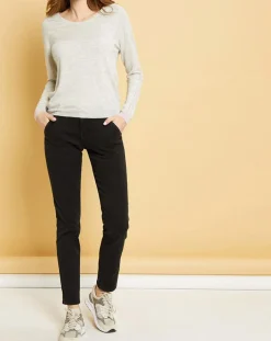 Jean droit Natural Mels black stone