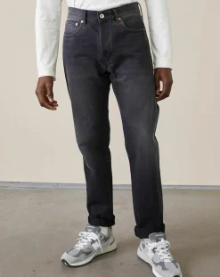 Jean droit Pierce vintage gris