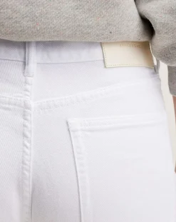 Jean droit Pony blanc