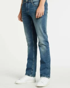 Jean droit Worn Comfor bleu