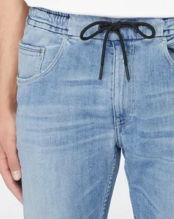 Jean en Coton Bio Replay 573 Bio Milano bleu clair