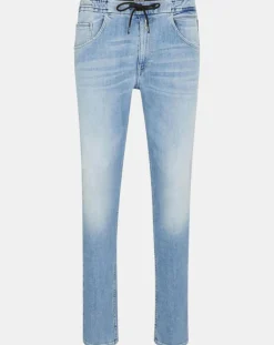 Jean en Coton Bio Replay 573 Bio Milano bleu clair