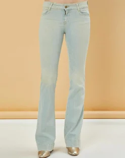 Jean flare Adriana bleu