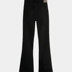 Jean Flare en Coton Bio mélangé noir