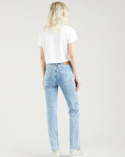 Jean high rise straight 724 Spill T bleu clair