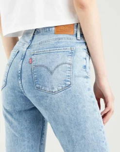 Jean high rise straight 724 Spill T bleu clair