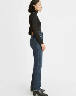 Jean high slim straight 70's sonoma hills bleu