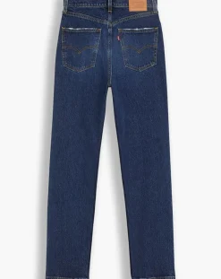 Jean high slim straight 70's sonoma hills bleu