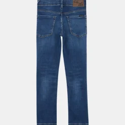 Jean kurt en Toile de coton skinny bleu