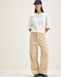 Jean large en Velours côtelé Paty shell