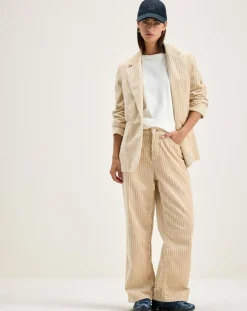 Jean large en Velours côtelé Paty shell