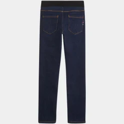 Jean leggings en Coton bio flex bleu foncé