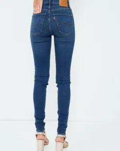Jean Mile High Super Skinny bleu foncé