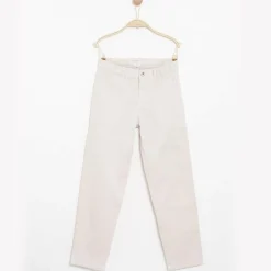 Jean Palty en Coton brodé rose pâle