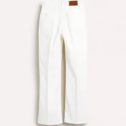 Jean Pepy en Coton stretch jambes larges écru