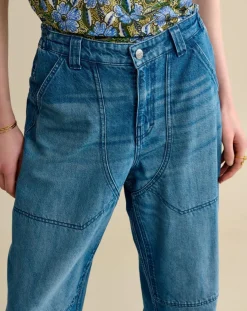 Jean Pieta light blue bleach