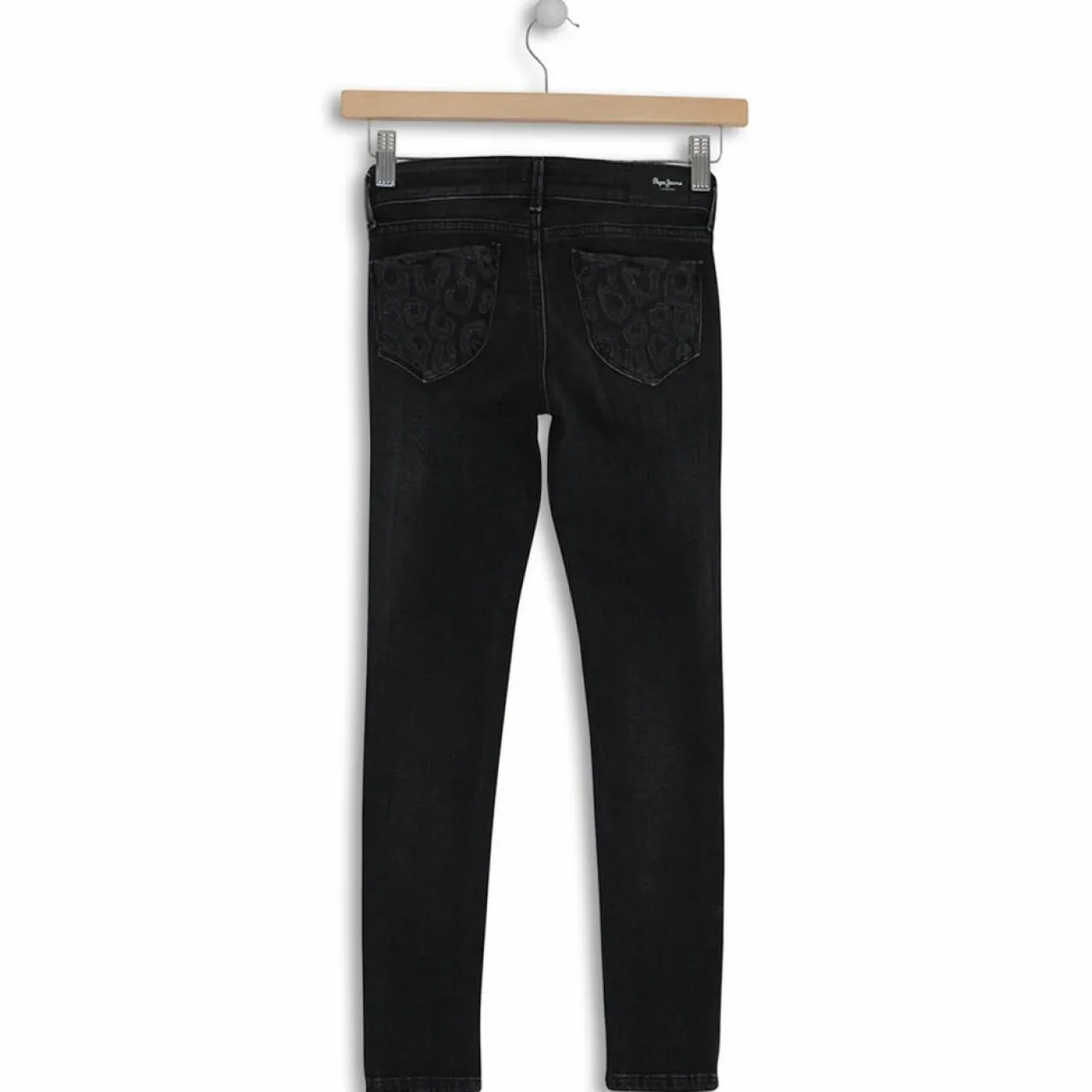 Jean Pixlette Poche Léopard gris anthracite