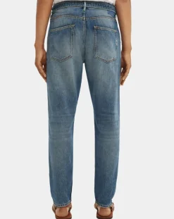 Jean Regular Fit Spin Chino bleu moyen